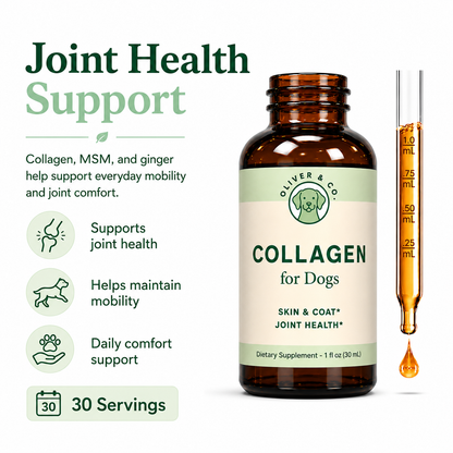 Collagen for Dogs – Dog Skin & Coat Support, Joint Health & Daily Wellness Supplement, 30 Servings