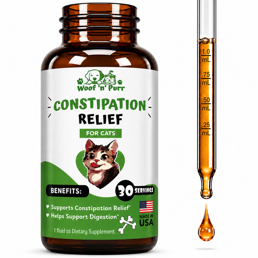 Constipation Relief for Cats – Cat Digestive Support for Regularity, Digestion & Gut Health, 30 Servings