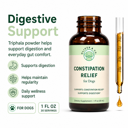 Constipation Relief for Dogs – Dog Digestive Support for Regularity, Digestion & Gut Health, 30 Servings