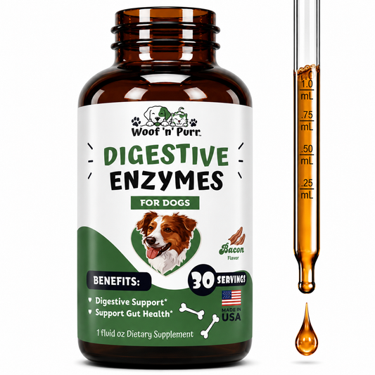 Digestive Enzyme for Dogs – Dog Digestive Support for Digestion, Gut Health & Nutrient Absorption, 30 Servings