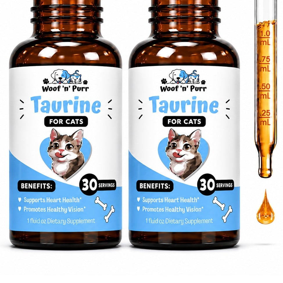 Taurine for Cats – 2 Pack - Cat Taurine Supplement for Heart Health, Vision Support & Overall Wellness, 60 Servings