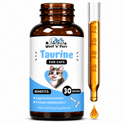 Taurine for Cats – Cat Taurine Supplement for Heart Health, Vision Support & Overall Wellness, 30 Servings
